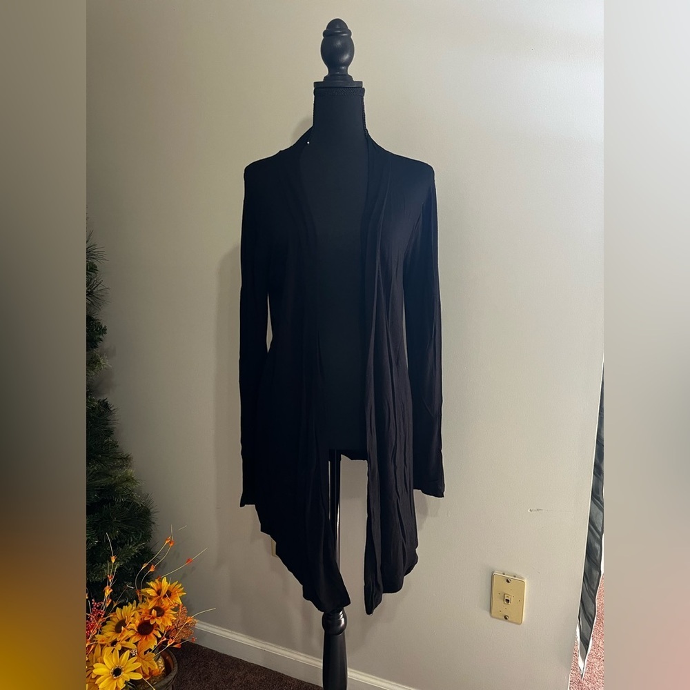 Zenana Outfitters Sleek Black Cardigan XL